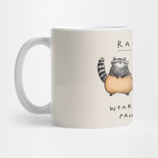 Raccoons Wearing Baggy Pantaloons Mug